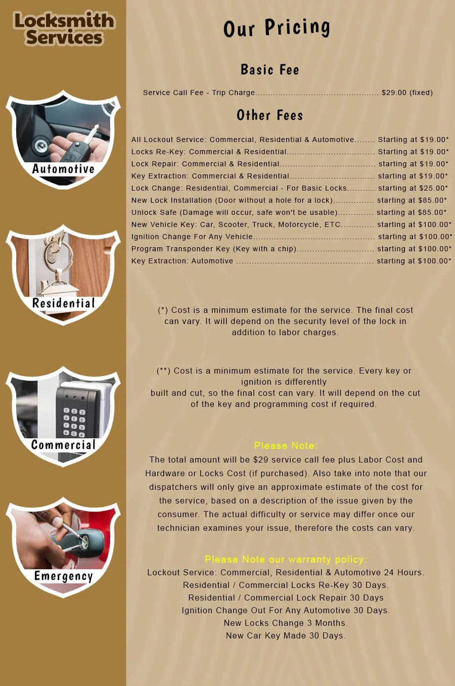 Wimauma FL Lock Key Store Wimauma, FL 813-419-0653